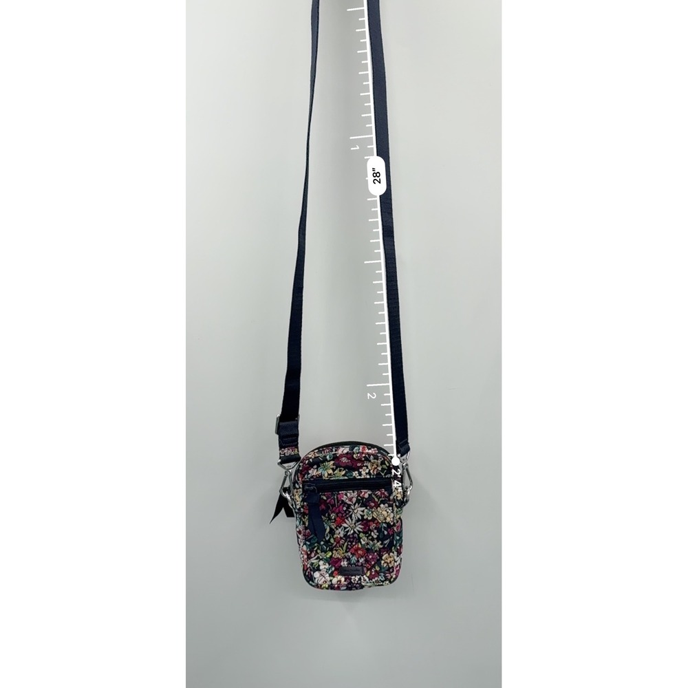 Vera Bradley Crossbody Bag Womens Small Multi-Color Floral Quilted Adjustable - Picture 12 of 14